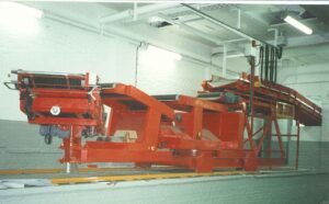 Enwagonneuse pivotante